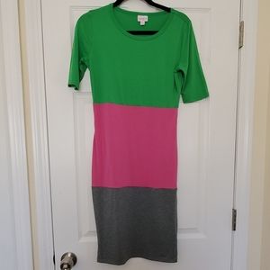 XS LuLaRoe Color Blocked Julia